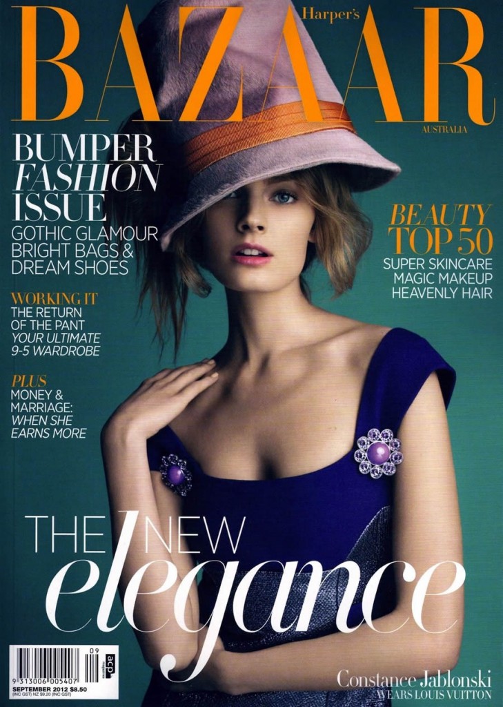 Constance-Jablonski-bazaar-au-cover-2012
