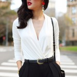 black and white