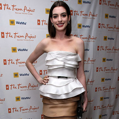 Anne Hathaway, muy flaca???