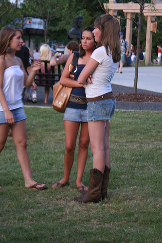 Rapiditos: Botas vaqueras+shorts