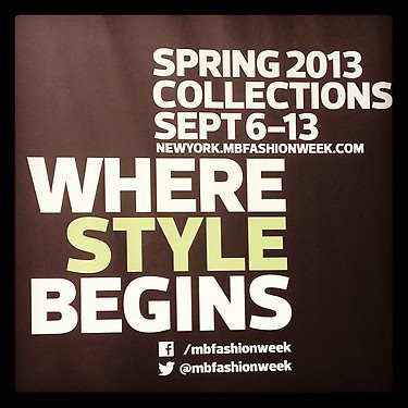 NYFW Schedule 2012