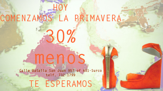 Descuentos de Primavera @ Mercedes Salem