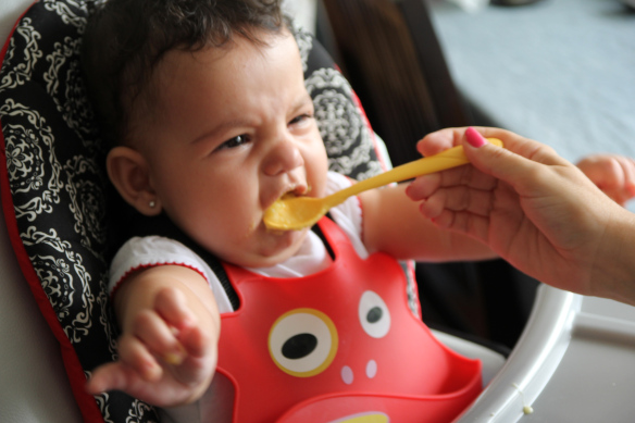 Las primeras comidas de mi bebé…
