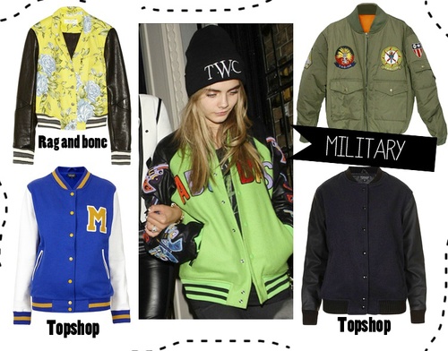 Se usa: La Bomber Jacket.