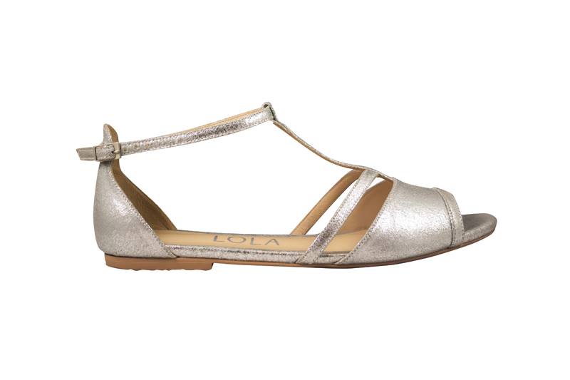 Sandalias Plateadas
