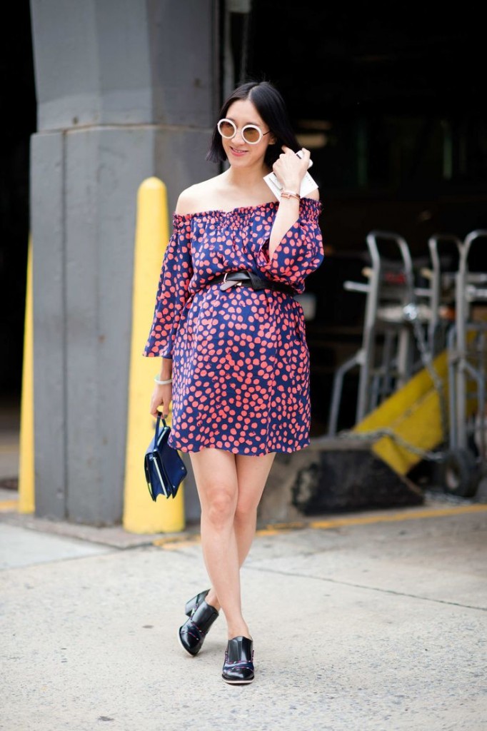 eva chen pregnant dress look